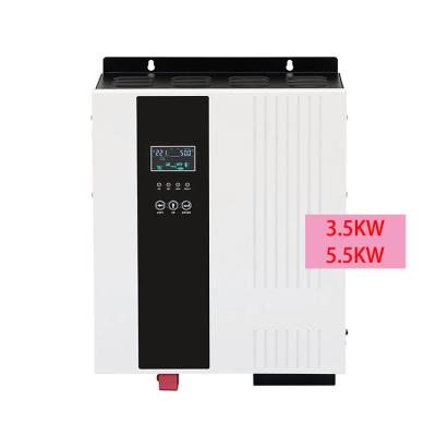 China 24V 48V MPPT Energy Saving Pure Sine Wave Grid Off 3.5 3 5kw 5.5KW 5000w UPS Solar Hybrid Inverter With Wifi for sale