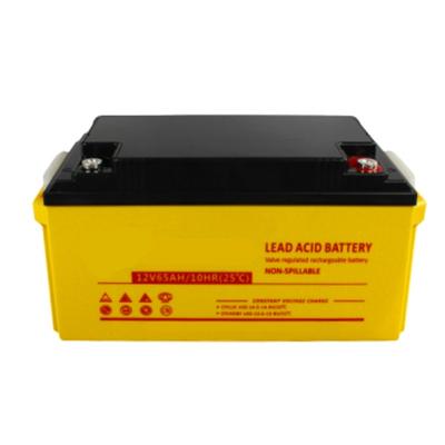 China Toys China Hot Sale 12v 65ah AGM SLA Sealed Lead Acid Battery 3 Pack Replacement For Electric Scooters / E-Bike for sale