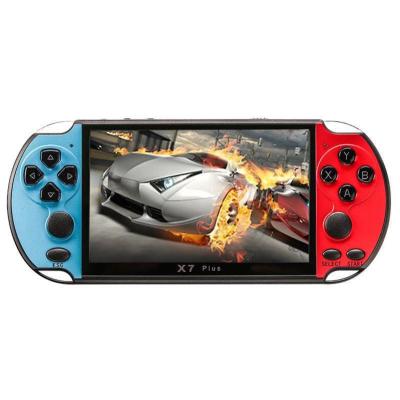 China TV TV 2022 New X7 Plus Retro Game Console With 5.1inch Screen Children 100g Full Color Gift Smartphone Game Controller Player for sale