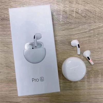 China 2021 New Design In-Ear Earbuds Pro-6 Pro6 Pro 6 Tws Wireless Earbuds for sale