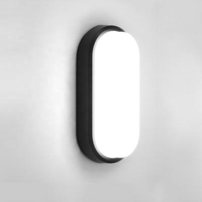 China IP65 Modern Sensor Lights For Home Stair Step Lights Tri-proof Light Indoor Modern Black Modern Lamp Hotel Wall Lamp for sale