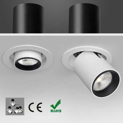 China Modern 360 Degree 12W/18W/30W/35W Stretch Recessed Adjustable Retractable Led Spot Lights for sale