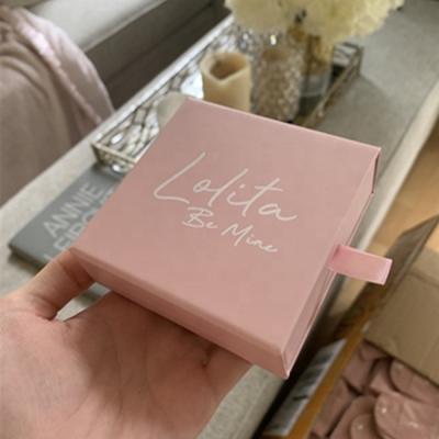 China Ring Chuanghua Luxury Cute Cardboard Jewelry Box Packaging Pink Jewelry Boxes Packaging With Logo for sale