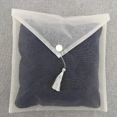 China Gift Chuanghua Packing Slip Envelope Pockets Organza Flat Clothes Pocket Organza Pocket Envelope Flap For Clothes for sale