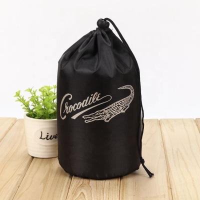 China Shopping customize tactical nylon drawstring small bag around the base drawstring bag drawstring tactical style nylon closure at the top for sale