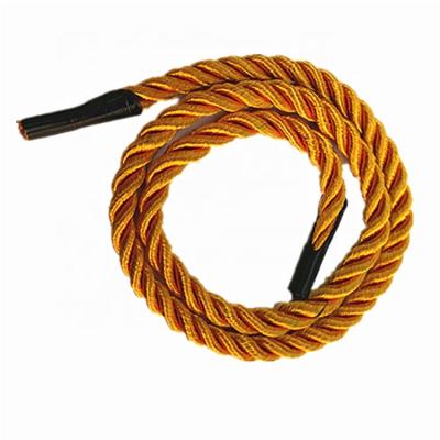 China Round Paper Bags Twine Handle Rope Handle With Braided Barb Rope Custom Polyester Twisted Handle 5mm for sale