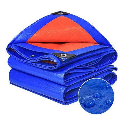 China high quality wind proof Linyi PE tarpaulin factory pe tarpaulin double black blue white plastic tarpaulin for sale