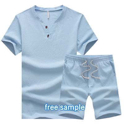 China Viable Wholesale Blank Copy Logo Mens Jogging Tracksuit Plus Size Men's Sets Designer Sweat Suits Manufacturing Men's T-Shirts for sale