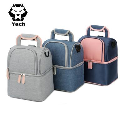 China Insulated New-designed Oxford soft waterproof fabric useful insulated cooler lunch bag for school work kids adults for sale