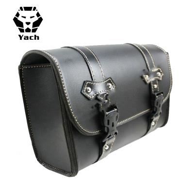 China Motorcycle Saddle Tool Bag Universal Waterproof PU Leather High Quality Side Bag for sale