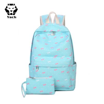 China Other wholesale men vintage large capacity travel duffle bags unisex print canvas laptop school backpacks for school kids for sale