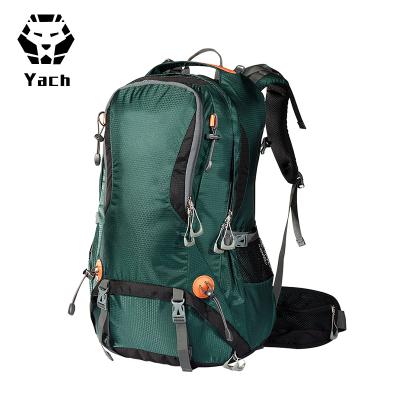 China High Quality Outdoor Nylon Fashion 50L Mountain Backpack Traveling Waterproof Camping Hiking Hiking Rucksack Bag for sale