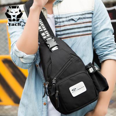 China New fashion laptop simple travel design multifunctional Korean pattern cross - body men shoulder sling cross body bags custom mini trunk bag for sale