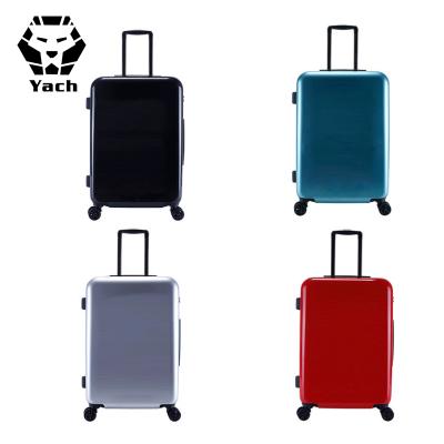 China Multifunctional Suitcase Scooter Trolley Case Leisure Travel Business Student Smooth Outdoor ABS Printed Shell Luggage Creative Boarding Chassis Hard for sale