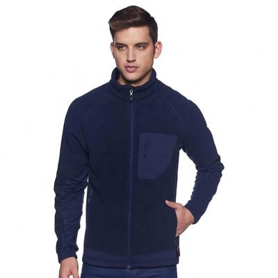 China New QUICK DRY Zipper Front Pocket Fleece Jacket Man Outdoor Sports Full Design Track Jacket Support Neck for sale