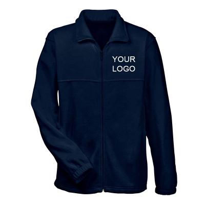 China Lightweight Breathable Soft Polyester Fleece Group Work Jacket Company Staff Uniforms Drawstring Fleece Jacket 100% Spun for sale