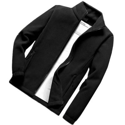 China New Design QUICK DRY Plus Size Big Fleece Jacket Reinforced Company Fleece Jacket Uniform Men With Zipper Pockets for sale