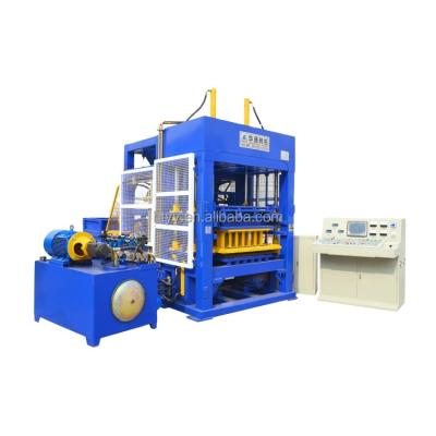 China Construction Building Material Stores QT10-15 Building 6 Inch Automatic Automatic Concrete Hollow Block Cement Brick Making Machine For Making Concrete Blocks for sale