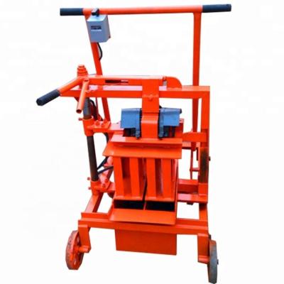 China QMJ2-45 factory manual cement brick making machine egg layer brick machine for sale