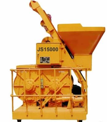 China Building Material Shops Machine JS500 Automatic Concrete Mixer With Elevator And Hopper for sale