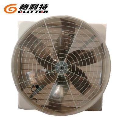 China Wall Mounted Poultry Farm Flickering Exhaust Fan FRP Cone Fan For Pig House for sale