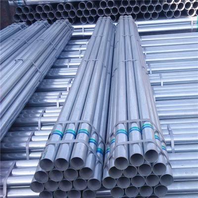 China Structure Pipe Hot Dip Galvanized Round Steel Pipe / GI Pipe Pre Galvanized Steel Pipe Galvanized Tube For Construction for sale