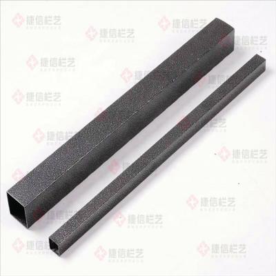 China Black Hollow Structure Pipe Astm A500 Gr.b Carbon Steel Section Square And Rectangular Tube for sale