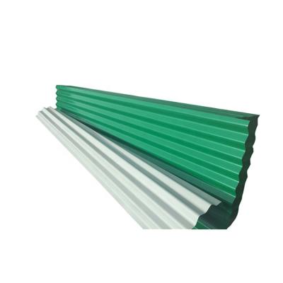 China Roof sheet galvanized /corrugated steel iron roofing sheets color coated green sheet price for sale