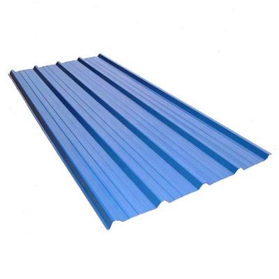 China Roof Sheet Steel Roof Ppgi Color Coated Blue Corrugated Painted Roofing Sheet for sale