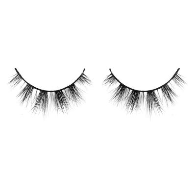 China YC Reusable Lashes 3D 12mm Mink Lashes for sale