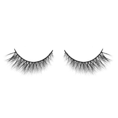 China YC Reusable Lashes 3D 12mm Mink Lashes for sale