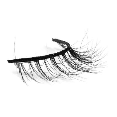 China YC Reusable Lashes 3D 12mm Mink Lashes for sale