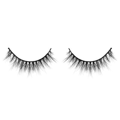 China YC Reusable Lashes 3D 12mm Mink Lashes for sale