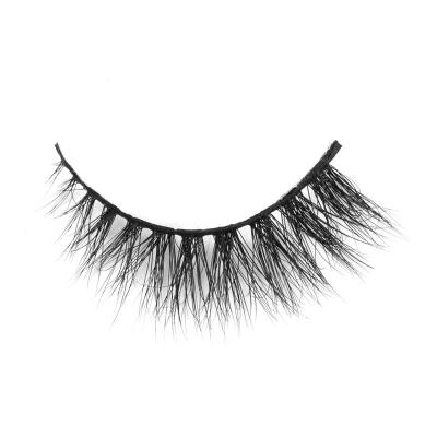 China YC Reusable Lashes 3D 12mm Mink Lashes for sale