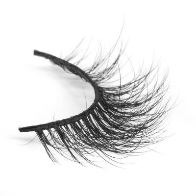 China YC volume whips 15mm D section 30mm 3D and 5D mink lashes for sale