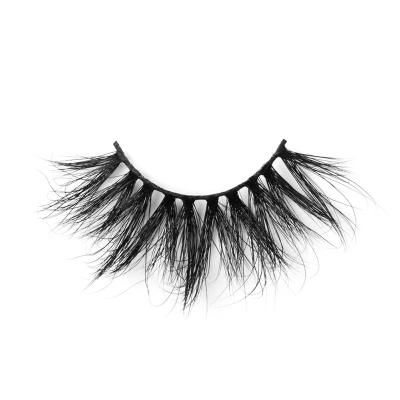 China Long Good Natural Source Of Materials Girls Favor 25mm Mink 5d Eyelashes Bulk for sale