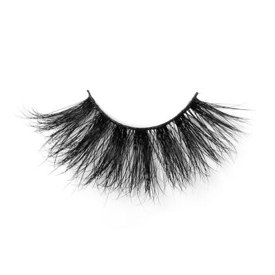 China Wholsale False Mink Eyelashes 5d Long In Use Natural Long Lasting Product 25mm for sale