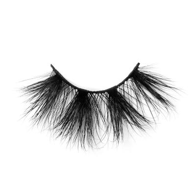 China China factory sale product 25mm long natural 100% mink 3d mink eyelash long in bulk for sale