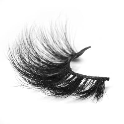 China YC Reusable Lashes 25mm AMB Mink Lashes for sale