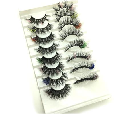 China YC Reusable Lashes Custom Color MC Mink Lashes for sale