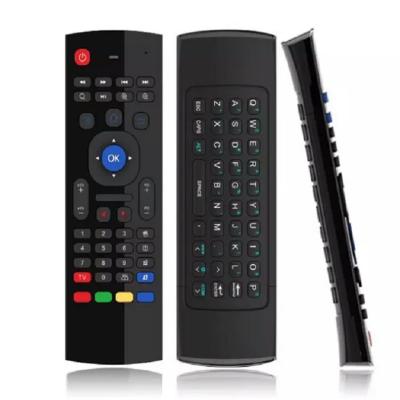 China Wireless Android TV Box 2.4G 81 Keys TV Computer Remote Control Mini Keyboard Air Mouse Remote Control For Android TV Box for sale