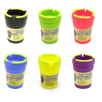 China AIYAN New ABS Plastic Portable Cheap Butt Bucket Smoking Ashtray Custom Wholesale Styling Accessory For Car for sale