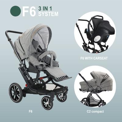 China Luxury and High Quality Baby Turnable Stroller New Arrival Baby Stroller 360 Degree Rotation Function China Factory Supplier for sale