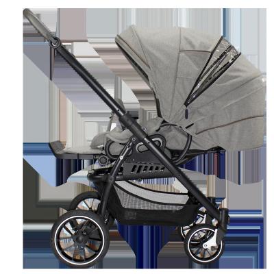 China Turnable Aluminum Alloy Travel System Household Portable Folding Baby Stroller for sale