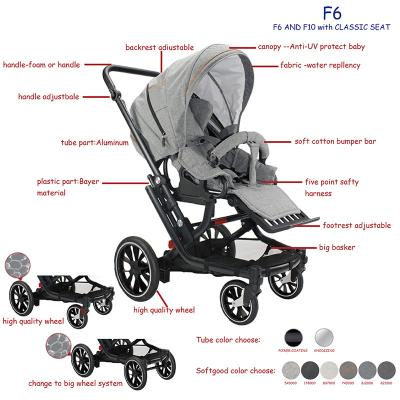 China Turnable Good Quality And Cheap Price Light Weight And Easy Fold Strollers for sale