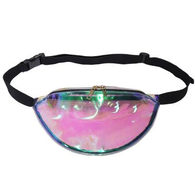 China Customizable Waterproof bagTransparent Fanny Pack Waist Bag Unisex Water Proof Wholesale Laser Clear PVC BagTransparent for sale