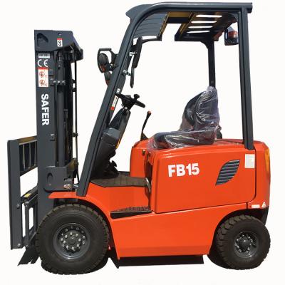 China battery forklift truck 1.5 ton 2 ton 2.5 ton mini Electric Forklift With 3m lift height by SAFERLIFTS en venta