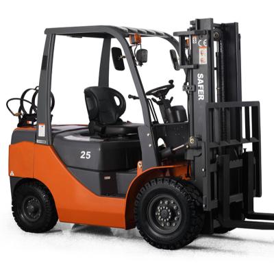 China 2000kg 2ton 2.0ton Fg20 Gasoline LPG Forklift Gasoline Gas LPG Forklift With Nissan K25 Engine for sale