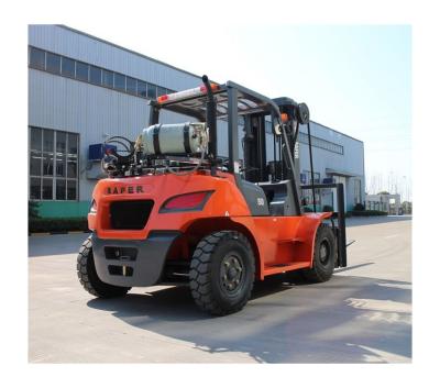 China LNG CNG forklift 5 ton 7tons lpg with PSI 4.3 EPA engine and 1220mm fork length for sale