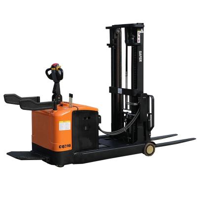 中国 Warehouse narrow aisle Forklift 1.5 ton 2 ton Electric reach Forklift Truck 販売のため